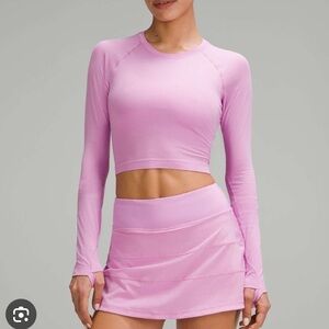 Lululemon Swiftly Tech Cropped Long Sleeve